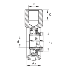 Подшипниковые узлы с&nbsp;корпусами-натяжителями PHE25, INA