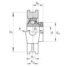 Подшипниковые узлы с&nbsp;корпусами-натяжителями RTUE20, INA