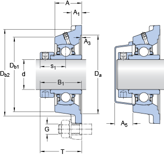 Шарикоподшипниковые узлы FY 1.3/16 WDW, SKF