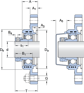 Шарикоподшипниковые узлы FYTBK 20 FE, SKF