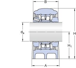 Роликоподшипниковые узлы SYNT 80 FTS, SKF