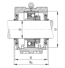 Стационарные корпуса SNV215-F-L + 1320K + H320 + DHV620, FAG