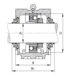 Стационарные корпуса SNV240-F-L + 1322K + H322X312 + TCV522X312, FAG