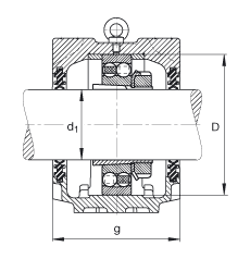 Стационарные корпуса SNV215-F-L + 2320K + H2320X307 + DH620X307, FAG