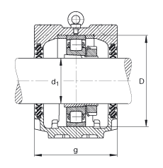Стационарные корпуса SNV215-F-L + 20320K + H320X311 + DH620X310, FAG