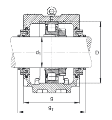 Стационарные корпуса SNV215-F-L + 20320K + H320X308 + TCV620X308, FAG