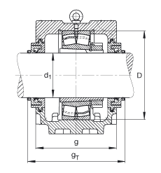 Стационарные корпуса SNV215-F-L + 21320K + H320X311 + TCV620X311, FAG