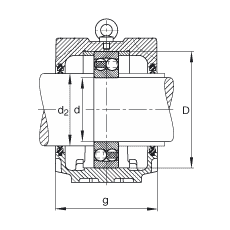 Стационарные корпуса SNV240-F-L + 1322 + DH222, FAG