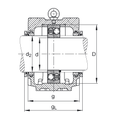 Стационарные корпуса SNV240-F-L + 1322 + TSV222, FAG