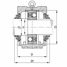 Стационарные корпуса SNV215-F-L + 1320 + TCV320, FAG