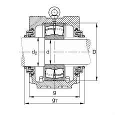 Стационарные корпуса SNV215-F-L + 21320 + TCV320, FAG