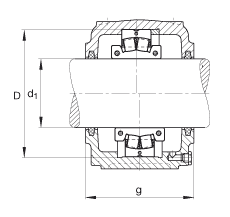 Стационарные корпуса S3024-H-N-FZ-AB-L + 230SM110-MA, FAG
