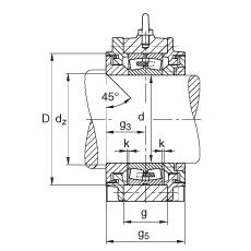 Стационарные корпуса BND3148-Z-Y-BL-S, FAG