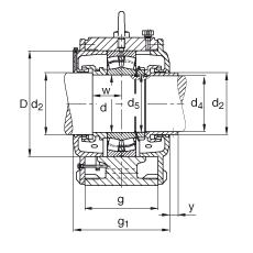 Стационарные корпуса LOE220-N-BF-L, FAG