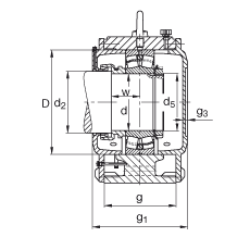 Стационарные корпуса LOE222-N-AF-L, FAG