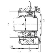 Стационарные корпуса LOE544-N-AL-L, FAG