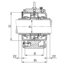 Стационарные корпуса LOE618-N-BF-L, FAG