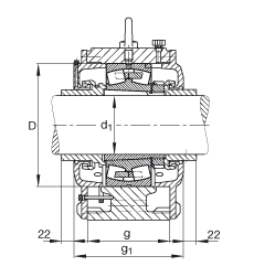 Стационарные корпуса LOE632-N-BF-L, FAG