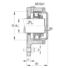 Фланцевые корпуса F512-A-L + 20212K, FAG