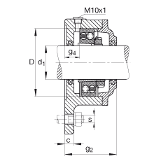 Фланцевые корпуса F513-B-L + 1213K, FAG