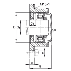 Фланцевые корпуса F522-A-L + 20222K, FAG