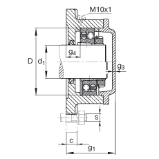 Фланцевые корпуса F517-A-L + 2217K, FAG