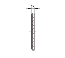 Упорные шайбы, Полосы EGS15260-E40-S3E, INA