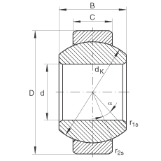 Шарнирные подшипники GE10-FO, INA