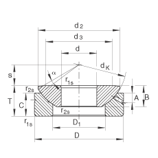 Шарнирные подшипники GE45-AX, INA