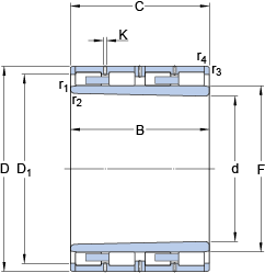 Цилиндрические роликоподшипники BC4B 457939 VAA, SKF