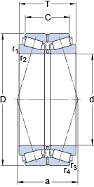 Конические роликоподшипники BT2B 328383/HA1, SKF