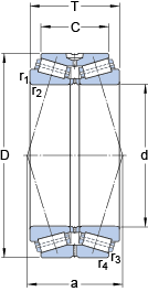 Конические роликоподшипники BT2B 332501 A/HA4, SKF