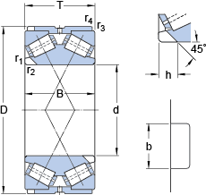 Конические роликоподшипники BT2B 334030/HA1, SKF