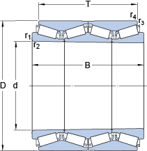 Конические роликоподшипники BT4B 332997  B/HA1, SKF