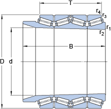 Конические роликоподшипники BT4B 334099/HA4, SKF