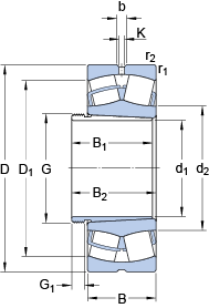 Сферические роликоподшипники 22230 CCK/W33 + AHX 3130 G, SKF