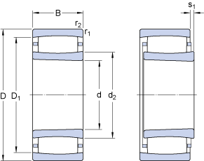 Тороидальные роликоподшипники CARB® C 3048 K, SKF