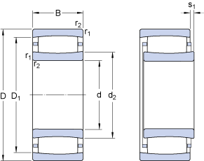 Тороидальные роликоподшипники CARB® C 4192 MB, SKF
