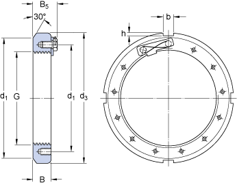 Стопорные гайки N&nbsp;088, SKF