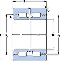 Опорные индексные ролики 319262 B, SKF