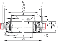Подшипники поворотных столов ZKLDF100, INA