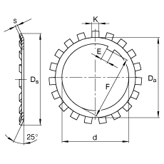 Стопорные шайбы MBL30, FAG