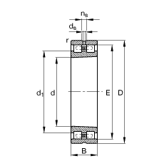 Цилиндрические роликоподшипники NN3052-AS-K-M-SP, FAG