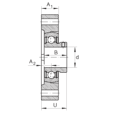 Фланцевые подшипниковые узлы FLCTEY20, INA