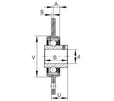 Фланцевые подшипниковые узлы RRY30-VA, INA